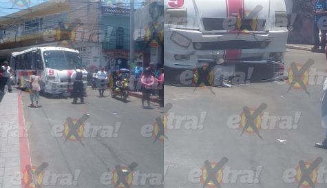 Accidente vial en Cuernavaca: Ruta 9 atropella a motociclista
