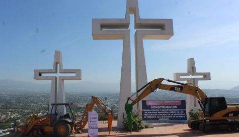 Mirador de las Tres Cruces en Temixco: Inician obras de rehabilitación