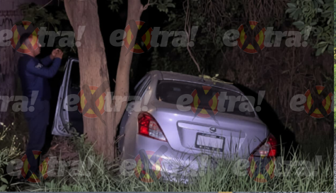 Accidente en Jojutla: Mujer sale de carretera en libramiento Casa Blanca