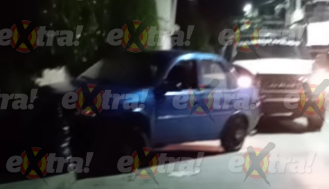 Accidente en Zacatepec: Choca contra jardinera por usar el celular