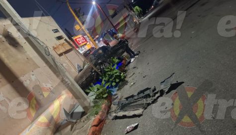 Choque en Cuautla deja severos daños materiales en el Centro