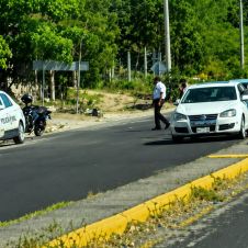 Frenó en seco en Zacatepec
