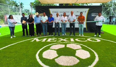 Entregan cancha de Fut-5 en Ticumán, Tlaltizapán