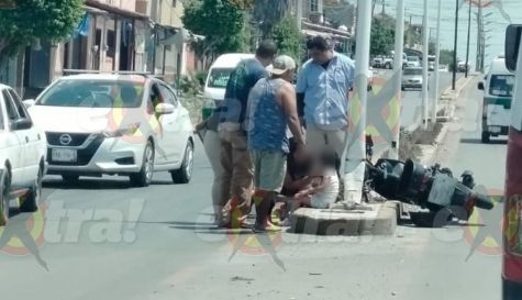 Accidente de motoneta en Zacatepec deja a una bebé lesionada Accidente de motoneta en Zacatepec deja a una bebé lesionada