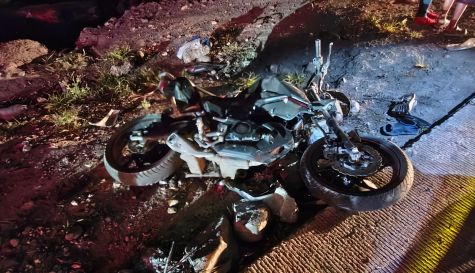 Peritos de la Fiscalía Regional Oriente y elementos viales resguardaron la carretera a la Ex Hacienda El Hospital tras el fatal impacto.