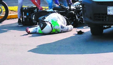 Agente de Tránsito resulta lesionado en accidente vial en Cuautla
