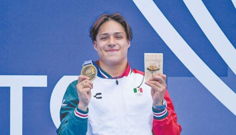 El deportista mexicano acumuló su tercer metal dorado de la justa, consolidándose como la figura del torneo de clavados.