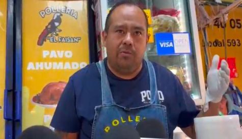 El secretario de la Unión de Comerciantes, Manuel Alejandro Delgado