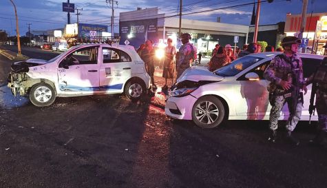 Choque múltiple en Tetelcingo deja cuatro lesionados