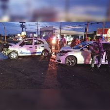 Choque múltiple en Tetelcingo deja cuatro lesionados