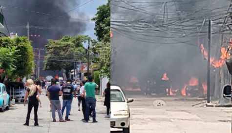 Fuerte explosión de gas en Las Granjas, Cuernavaca