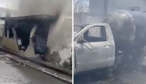 Pipa de gas explota en Las Granjas, Cuernavaca: 6 heridos