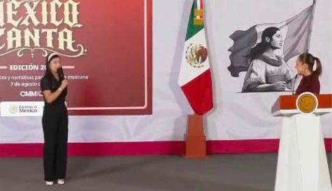 Luna Jiram López Márquez con la presidenta Claudia Sheinbaum Luna Jiram López Márquez con la presidenta Claudia Sheinbaum