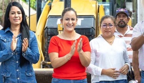 Puente de Ixtla inicia pavimentación en la comunidad El Estudiante