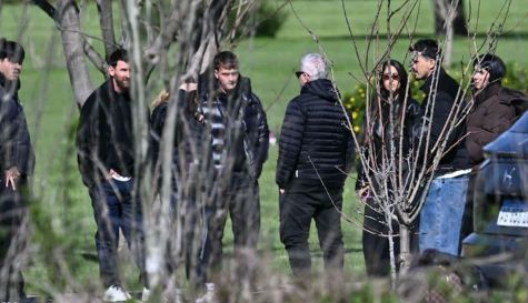 Lionel Messi da el último adiós a su padre Jorge Messi en Rosario