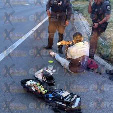 Motociclista accidentado Motociclista accidentado