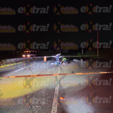 Motociclista sin vida