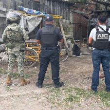 La inspección judicial se desplegó en una vivienda presuntamente utilizada para el narcomenudeo en la zona sur de la entidad.