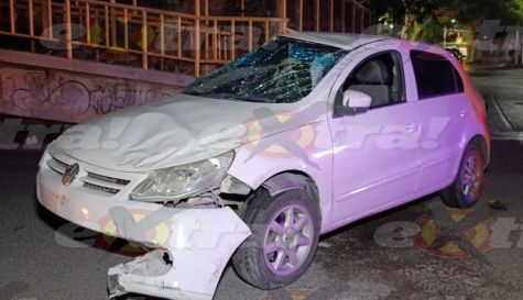 Accidente en la pista Cuautla-Oaxtepec: Volcadura deja herido
