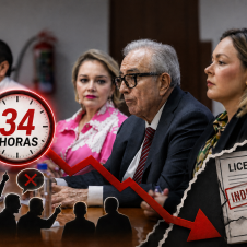 Las 34 horas de Rubén Rocha Moya: volvió y pidió otra licencia