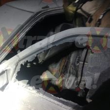 Incendio de auto en Tetelcingo, Cuautla: Fuga de gasolina consume vehículo