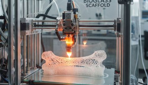 Biovidrio 3D para regeneración ósea: Avance clave en medicina