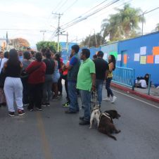 Bloqueo de la avenida Domingo Diez