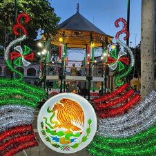 Yautepec se viste de tricolor para los festejos patrios