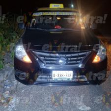 Taxi robado en Puebla Taxi robado en Puebla