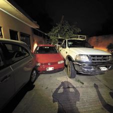 Detienen a presunto ladrón tras persecución y choque en la colonia Morelos