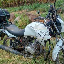 Moto desvalijada