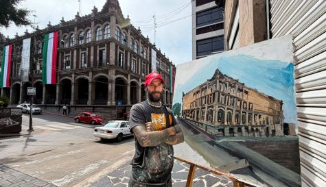 Mikel Balerdi pinta Cuernavaca y prepara exposición de 70 obras Mikel Balerdi pinta Cuernavaca y prepara exposición de 70 obras