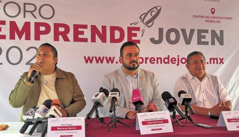 Anuncian Foro Emprende Joven 2026 con apoyos en Morelos
