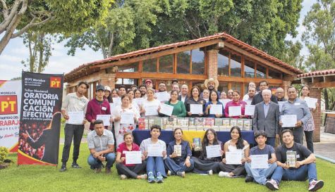 Concluye Partido del Trabajo Taller de Oratoria en Morelos