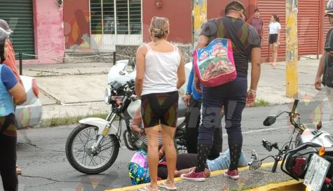 Mujer lesionada en Cuautla