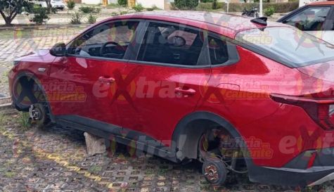 Robo de llantas en Yecapixtla