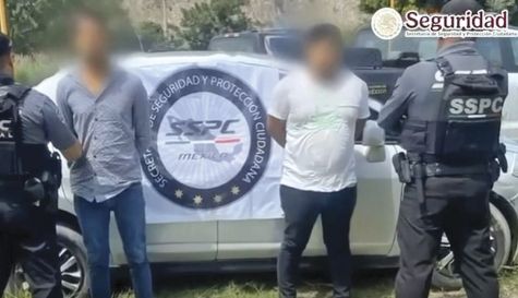 Caen dos hombres con armas, drogas y dinero en Yautepec