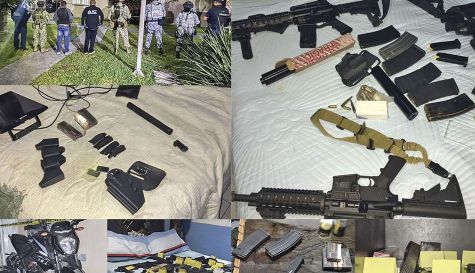 Decomisan armas y droga en casa de El Banda en Tlaltizapán