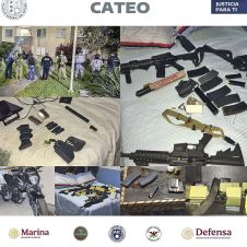 Decomisan armas y droga en casa de El Banda en Tlaltizapán