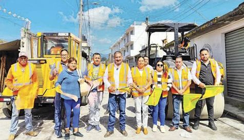 Inician obra de mejoramiento vial en Tres Marías en Huitzilac