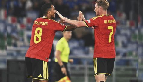 Bélgica vence a Italia 2-0 en el Estadio Olímpico de Roma