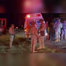 Choque entre camioneta militar y auto deja tres heridos en Jojutla