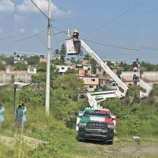 Avanza sustitución de luminarias en Temixco con 80 por ciento de progreso Avanza sustitución de luminarias en Temixco con 80 por ciento de progreso