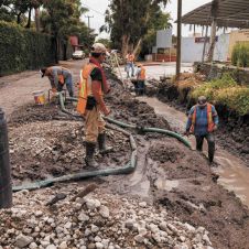 Informa alcalde Israel Piña sobre avances en seis obras públicas en Temixco