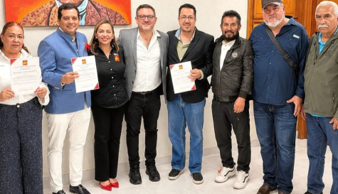 Entrega de visas a adultos mayores en Coatetelco, Morelos