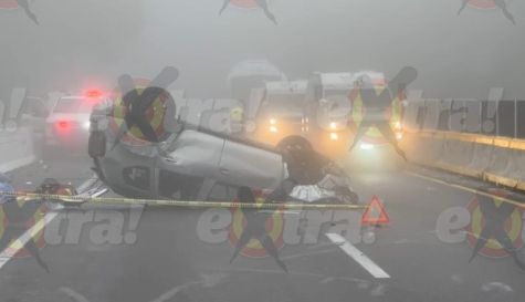 Accidente en la autopista México-Cuernavaca deja una mujer muerta