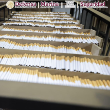 Decomiso de cigarros apócrifos Caen 60 toneladas y 2 canadienses