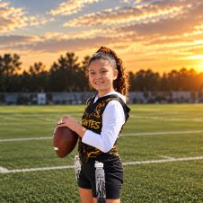 Conoce a Andra Valeria Madrid, promesa del flag football en Cuernavaca