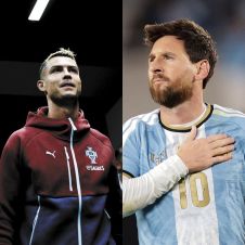 Cristiano Ronaldo reacciona y despide a Lionel Messi de la selección