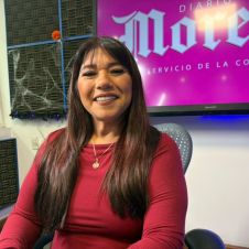 Diputada federal Ariadna Barrera en entrevista